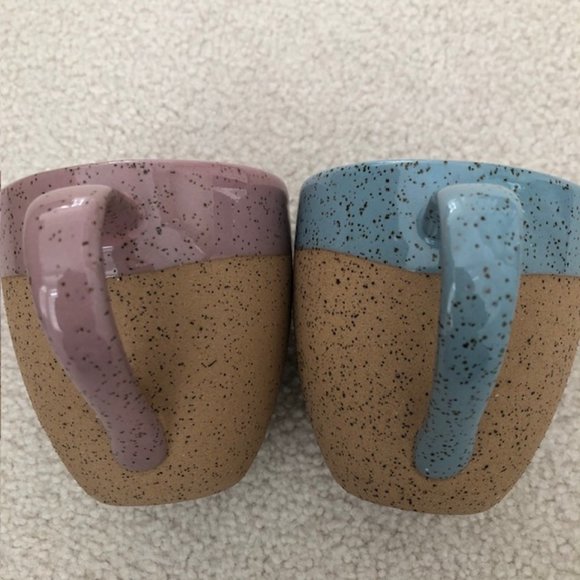 SALE 2 for $26 / 3 for $33 - Set of David's Tea TERRA Speckled Pottery Mugs - Picture 8 of 10